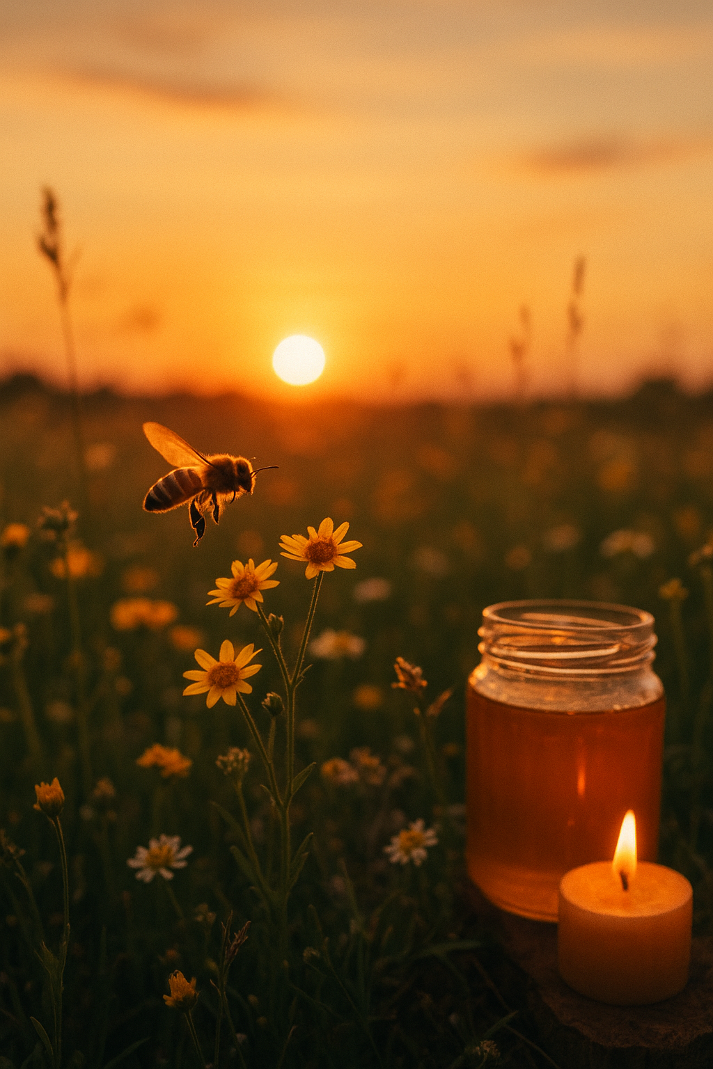 🌼 Sunday Reflections: Finding Positivity Like a Honeybee