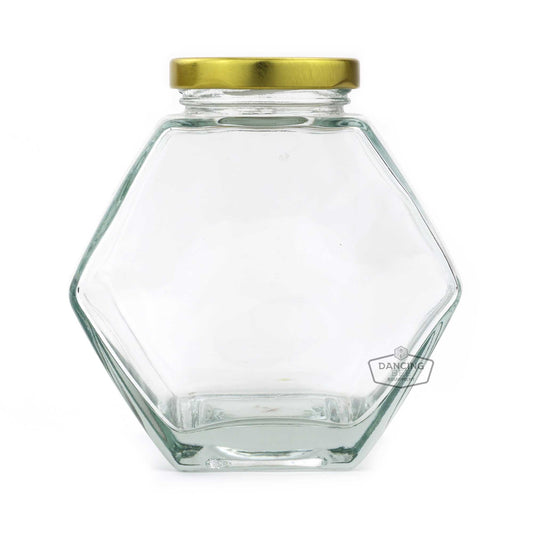 Glass Hexagon Jar | 500 g